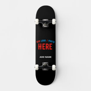 MODERNE, STYLISCH ZOLLBARE, SCHWARZE VERIFIZIERTE  SKATEBOARD