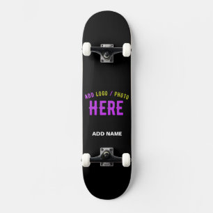 MODERNE, STYLISCH ZOLLBARE, SCHWARZE VERIFIZIERTE  SKATEBOARD