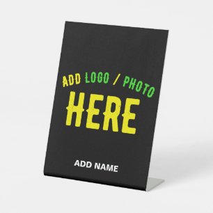 MODERNE, STYLISCH ZOLLBARE, SCHWARZE VERIFIZIERTE  SOCKELSCHILD