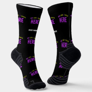 MODERNE, STYLISCH ZOLLBARE, SCHWARZE VERIFIZIERTE  SOCKEN