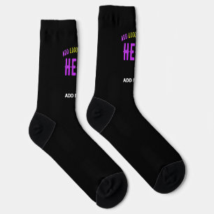 MODERNE, STYLISCH ZOLLBARE, SCHWARZE VERIFIZIERTE  SOCKEN