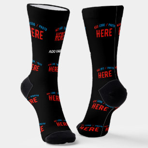 MODERNE, STYLISCH ZOLLBARE, SCHWARZE VERIFIZIERTE  SOCKEN