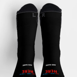MODERNE, STYLISCH ZOLLBARE, SCHWARZE VERIFIZIERTE  SOCKEN