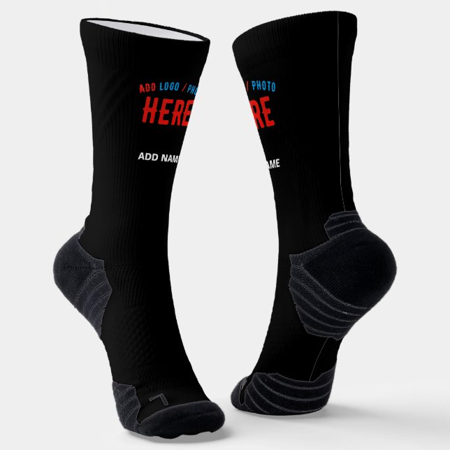 MODERNE, STYLISCH ZOLLBARE, SCHWARZE VERIFIZIERTE  SOCKEN (Gewinkelt)