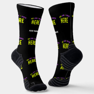 MODERNE, STYLISCH ZOLLBARE, SCHWARZE VERIFIZIERTE SOCKEN