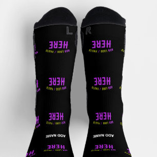 MODERNE, STYLISCH ZOLLBARE, SCHWARZE VERIFIZIERTE  SOCKEN