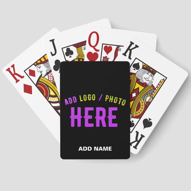 MODERNE, STYLISCH ZOLLBARE, SCHWARZE VERIFIZIERTE  SPIELKARTEN (Rückseite)