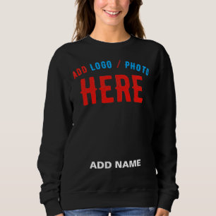 MODERNE, STYLISCH ZOLLBARE, SCHWARZE VERIFIZIERTE SWEATSHIRT