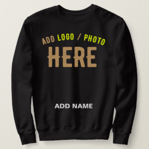MODERNE, STYLISCH ZOLLBARE, SCHWARZE VERIFIZIERTE  SWEATSHIRT