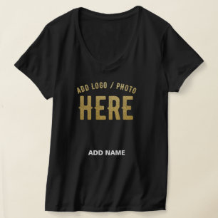 MODERNE, STYLISCH ZOLLBARE, SCHWARZE VERIFIZIERTE T-Shirt
