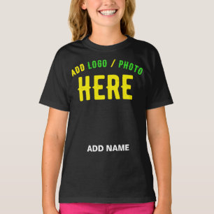 MODERNE, STYLISCH ZOLLBARE, SCHWARZE VERIFIZIERTE  T-Shirt