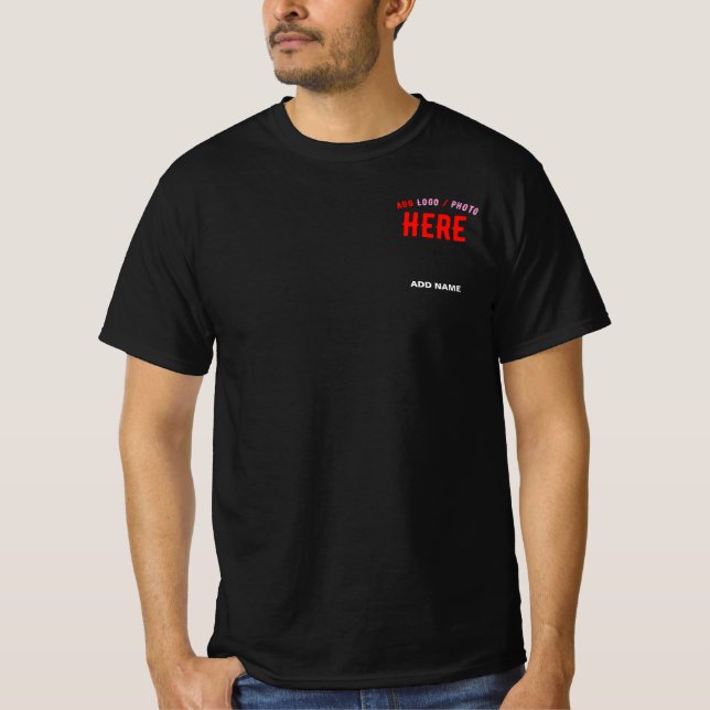 MODERNE, STYLISCH ZOLLBARE, SCHWARZE VERIFIZIERTE  T-Shirt (Vorderseite)