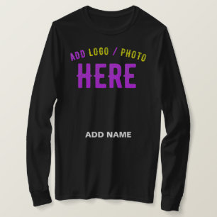MODERNE, STYLISCH ZOLLBARE, SCHWARZE VERIFIZIERTE T-Shirt