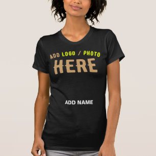 MODERNE, STYLISCH ZOLLBARE, SCHWARZE VERIFIZIERTE T-Shirt