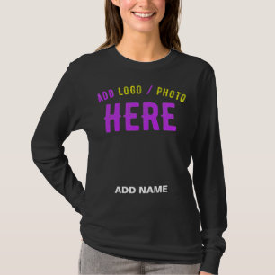 MODERNE, STYLISCH ZOLLBARE, SCHWARZE VERIFIZIERTE T-Shirt