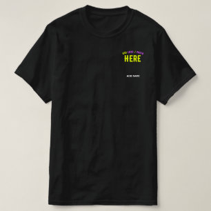 MODERNE, STYLISCH ZOLLBARE, SCHWARZE VERIFIZIERTE  T-Shirt