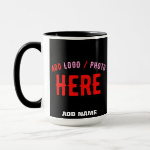 MODERNE, STYLISCH ZOLLBARE, SCHWARZE VERIFIZIERTE TASSE