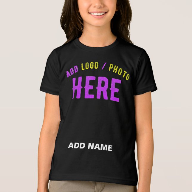 MODERNE, STYLISCH ZOLLBARE, SCHWARZE VERIFIZIERTE  Tri-Blend SHIRT (Vorderseite)