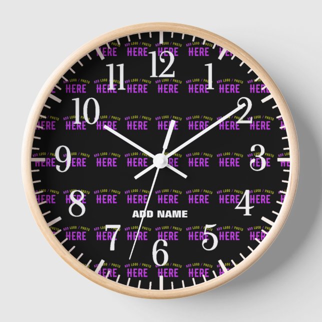 MODERNE, STYLISCH ZOLLBARE, SCHWARZE VERIFIZIERTE  UHR (Vorderseite)