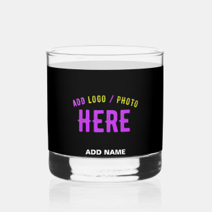 MODERNE, STYLISCH ZOLLBARE, SCHWARZE VERIFIZIERTE WHISKYGLAS