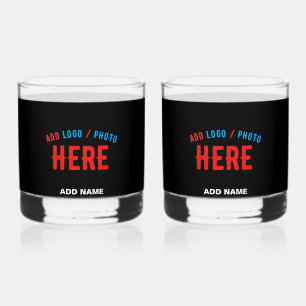 MODERNE, STYLISCH ZOLLBARE, SCHWARZE VERIFIZIERTE  WHISKYGLAS