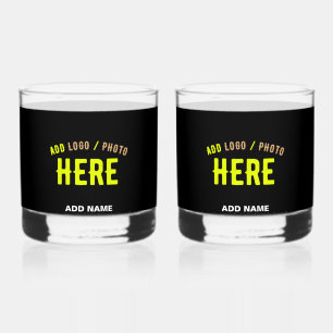 MODERNE, STYLISCH ZOLLBARE, SCHWARZE VERIFIZIERTE  WHISKYGLAS