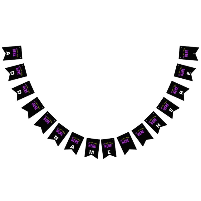 MODERNE, STYLISCH ZOLLBARE, SCHWARZE VERIFIZIERTE  WIMPELKETTE (Alle)