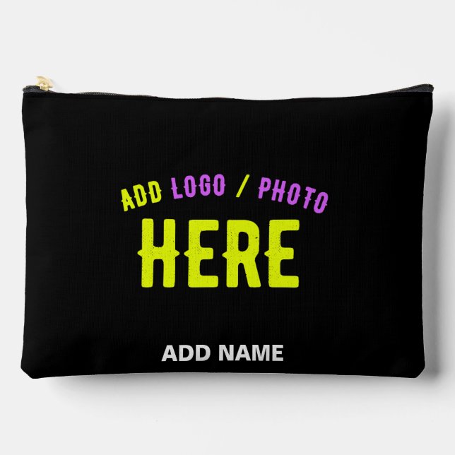 MODERNE, STYLISCH ZOLLBARE, SCHWARZE VERIFIZIERTE  ZUBEHÖRTASCHE (Vorderseite)