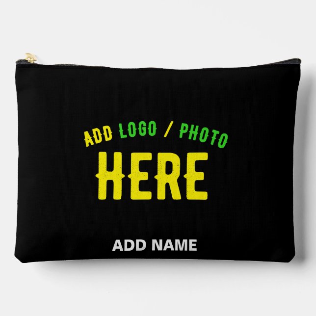 MODERNE, STYLISCH ZOLLBARE, SCHWARZE VERIFIZIERTE  ZUBEHÖRTASCHE (Vorderseite)