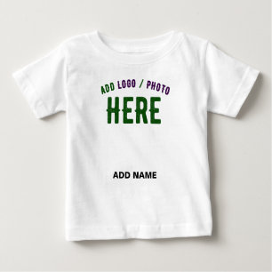 MODERNE, STYLISCH ZOLLBARE WEISSE, ÜBERPRÜFT MARKI BABY T-SHIRT