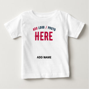 MODERNE, STYLISCH ZOLLBARE WEISSE, ÜBERPRÜFT MARKI BABY T-SHIRT