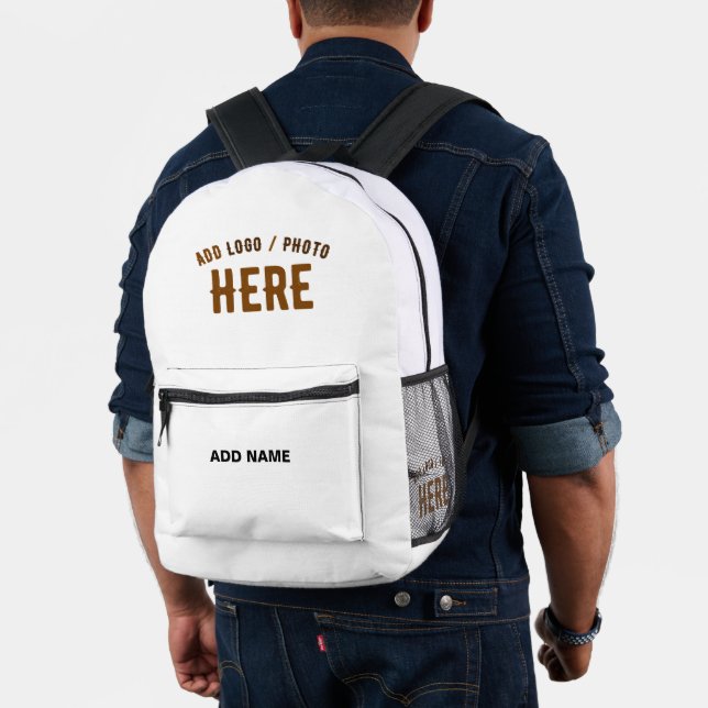 MODERNE, STYLISCH ZOLLBARE WEISSE, ÜBERPRÜFT MARKI BEDRUCKTER RUCKSACK (Insitu (Modell))