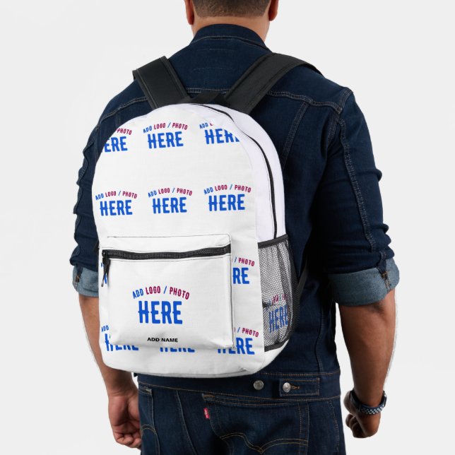 MODERNE, STYLISCH ZOLLBARE WEISSE, ÜBERPRÜFT MARKI BEDRUCKTER RUCKSACK (Insitu (Modell))