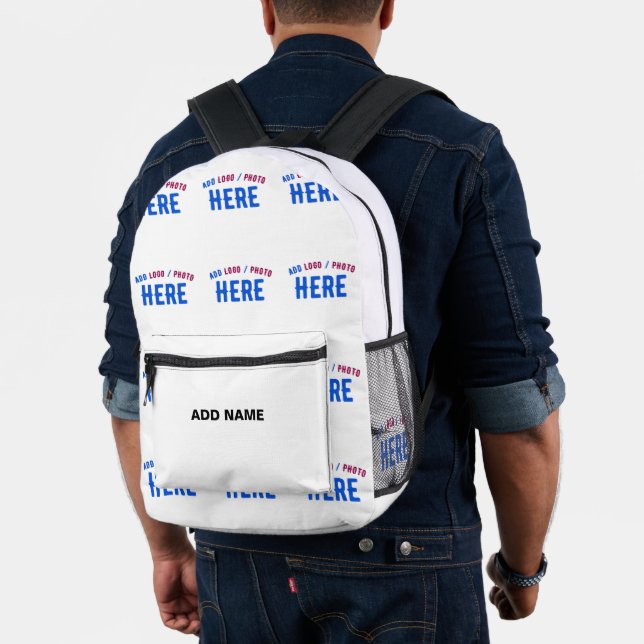 MODERNE, STYLISCH ZOLLBARE WEISSE, ÜBERPRÜFT MARKI BEDRUCKTER RUCKSACK (Insitu (Modell))