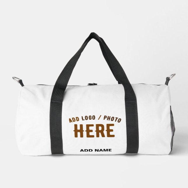 MODERNE, STYLISCH ZOLLBARE WEISSE, ÜBERPRÜFT MARKI DUFFLE BAG (Vorderseite)