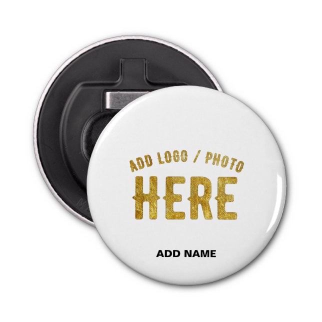 MODERNE, STYLISCH ZOLLBARE WEISSE, ÜBERPRÜFT MARKI FLASCHENÖFFNER (Vorderseite)