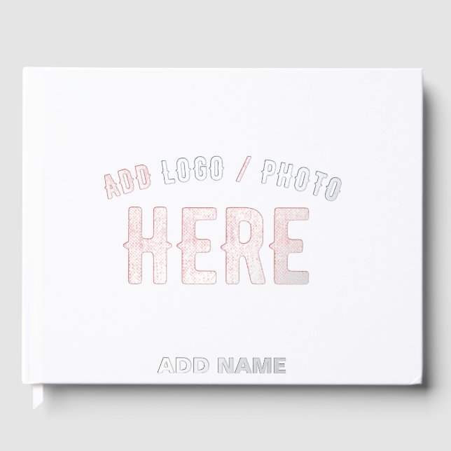 MODERNE, STYLISCH ZOLLBARE WEISSE, ÜBERPRÜFT MARKI GÄSTEBUCH (Vorderseite)