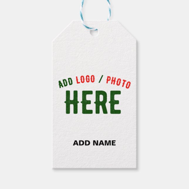 MODERNE, STYLISCH ZOLLBARE WEISSE, ÜBERPRÜFT MARKI GESCHENKANHÄNGER (Vorderseite)