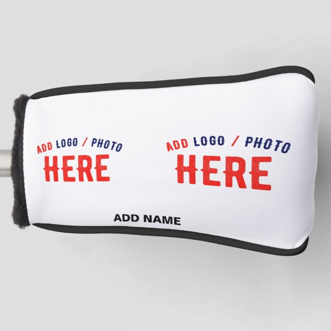 MODERNE, STYLISCH ZOLLBARE WEISSE, ÜBERPRÜFT MARKI GOLF HEADCOVER (Vorderseite)