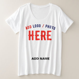 MODERNE, STYLISCH ZOLLBARE WEISSE, ÜBERPRÜFT MARKI GROßE GRÖßE T-Shirt