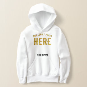 MODERNE, STYLISCH ZOLLBARE WEISSE, ÜBERPRÜFT MARKI HOODIE
