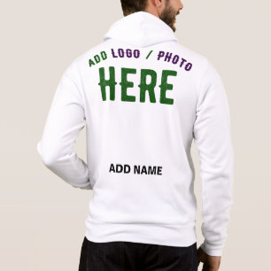 MODERNE, STYLISCH ZOLLBARE WEISSE, ÜBERPRÜFT MARKI HOODIE