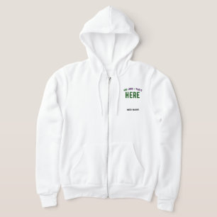 MODERNE, STYLISCH ZOLLBARE WEISSE, ÜBERPRÜFT MARKI HOODIE