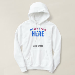MODERNE, STYLISCH ZOLLBARE WEISSE, ÜBERPRÜFT MARKI HOODIE