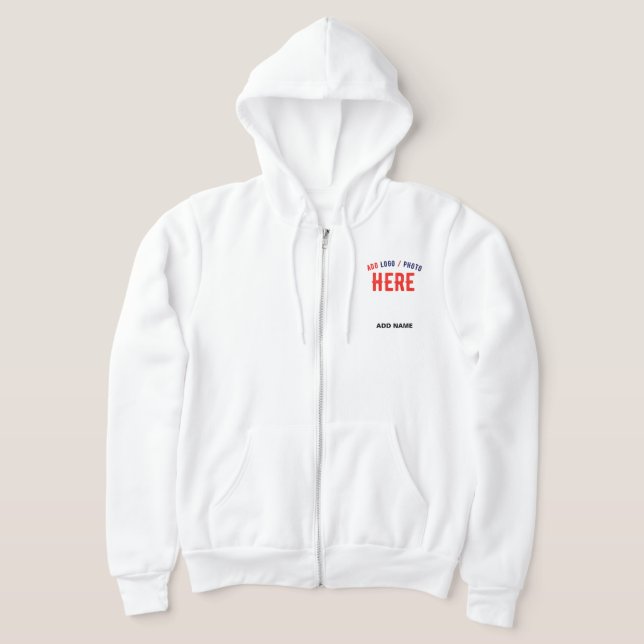 MODERNE, STYLISCH ZOLLBARE WEISSE, ÜBERPRÜFT MARKI HOODIE (Ablage )