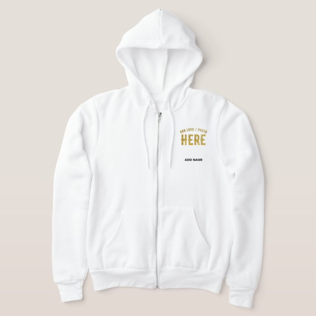 MODERNE, STYLISCH ZOLLBARE WEISSE, ÜBERPRÜFT MARKI HOODIE (Ablage )