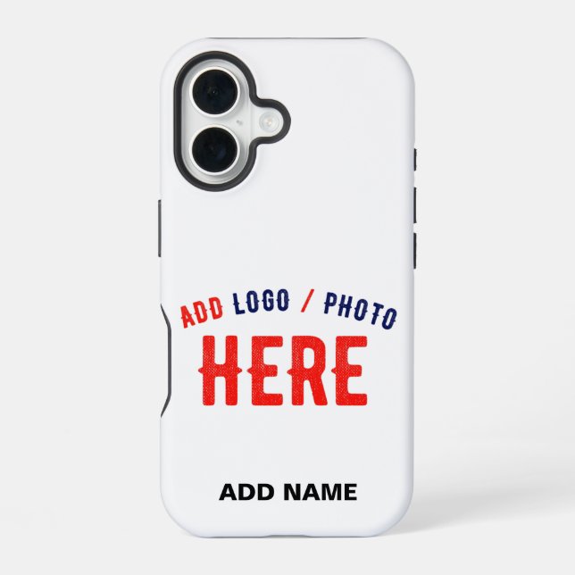 MODERNE, STYLISCH ZOLLBARE WEISSE, ÜBERPRÜFT MARKI iPhone 16 HÜLLE (Rückseite)