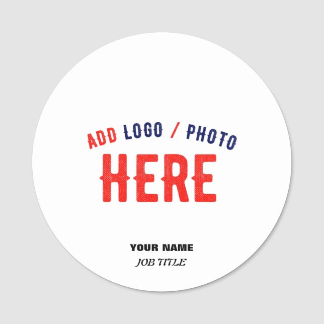 MODERNE, STYLISCH ZOLLBARE WEISSE, ÜBERPRÜFT MARKI NAMENSSCHILD (Vorderseite)