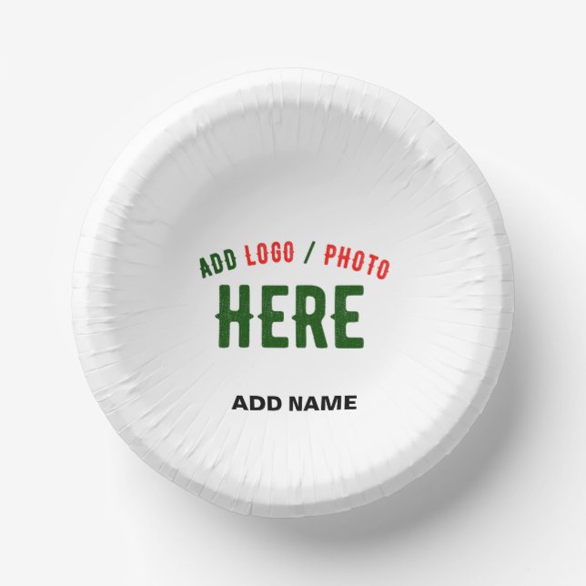 MODERNE, STYLISCH ZOLLBARE WEISSE, ÜBERPRÜFT MARKI PAPPTELLER (Vorderseite)