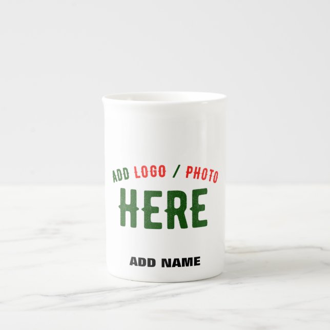 MODERNE, STYLISCH ZOLLBARE WEISSE, ÜBERPRÜFT MARKI PROZELLANTASSE (Vorderseite)